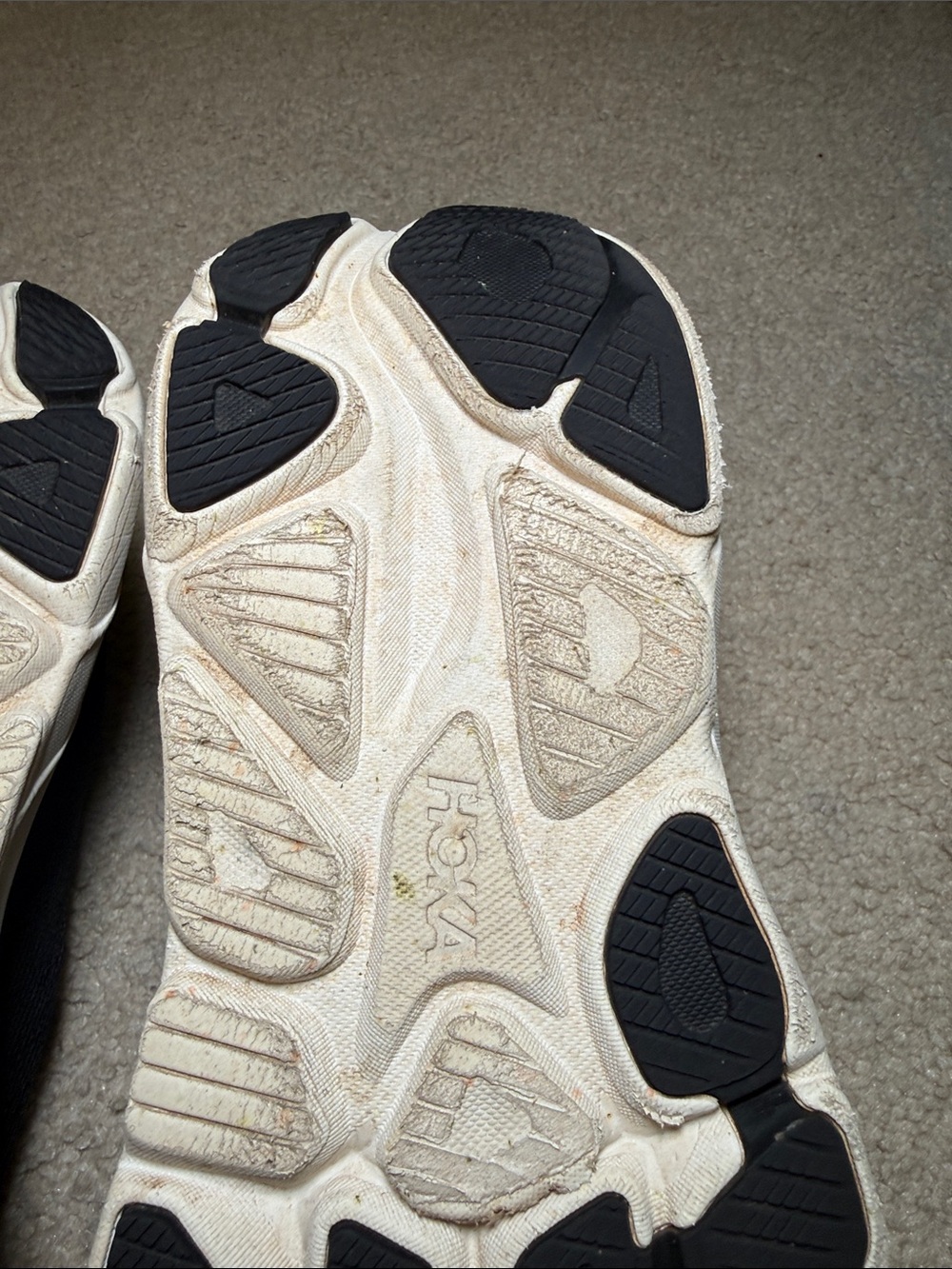 Hoka Black and Gold Women's Athletic Running Shoes - Picture 10 of 13